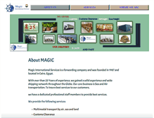 Tablet Screenshot of magic-eg.net